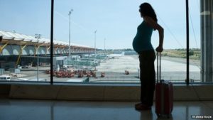 flying while pregnant