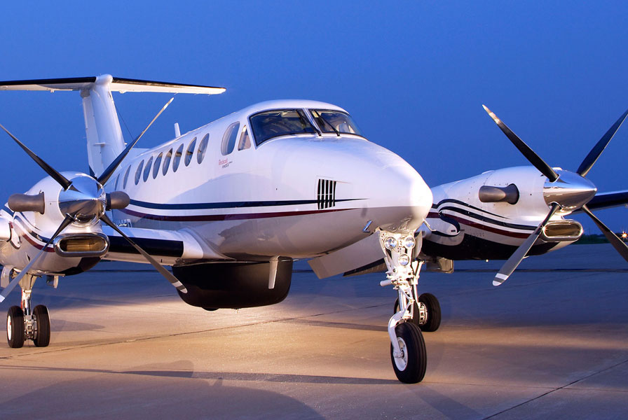 King Air turboprop plane