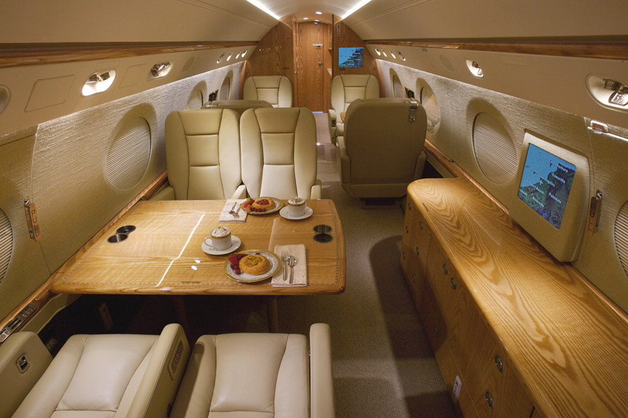 G550, Gulfstream 550, Gulfstream Aerospace, Gulfstream interior leather seats
