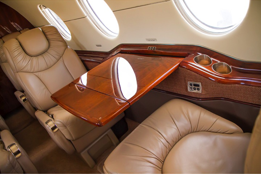 Beech aircraft company, Hawker 400 seats, Hawker 400 interior