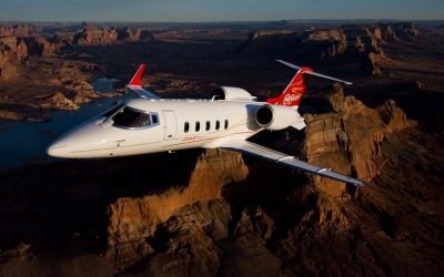 Lear 60XR, bombadier aviation, learjetbombadier aviation, learjet exterior, learjet red rocks trip