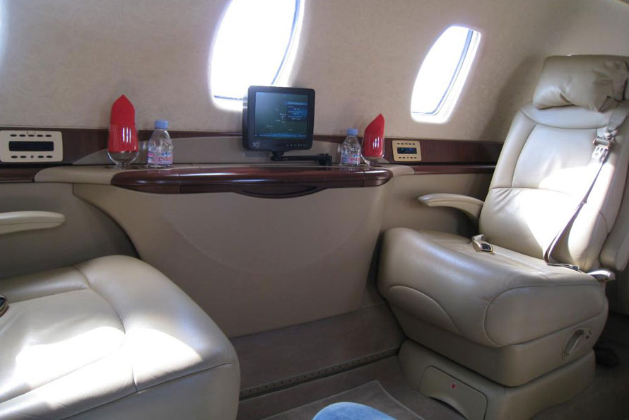 cessna ciation sovereign, sovereign interior, sovereign seating, personal display