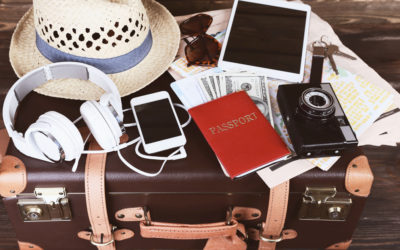 passport, headphones, sunglasses, suitcase, travel kit, go bag, jets.com