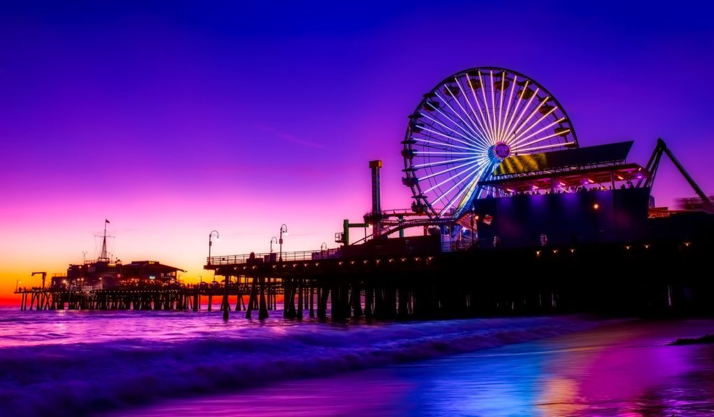 Charter a jet to santa monica california