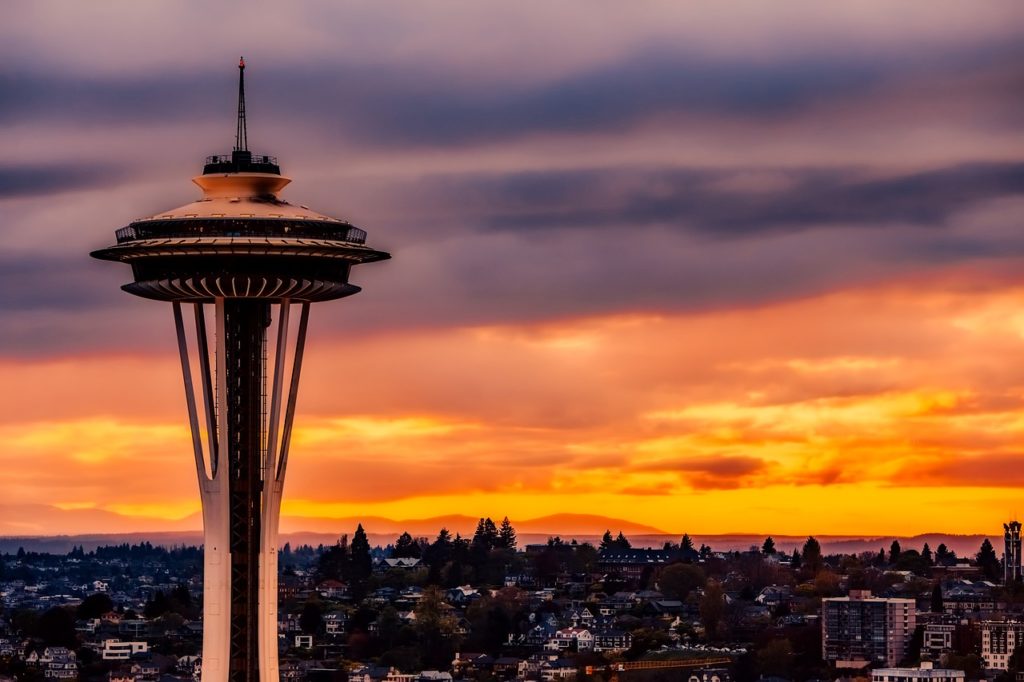 Charter a jet to Seattle, Washington