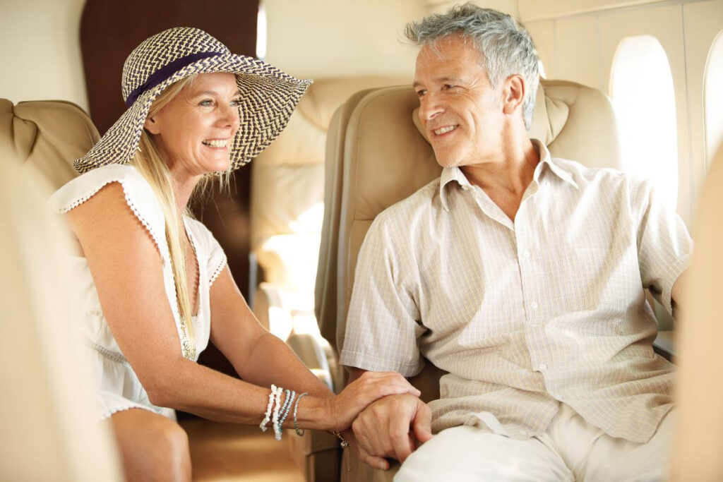 happy-jet-charter-passenger-customers-in-flight